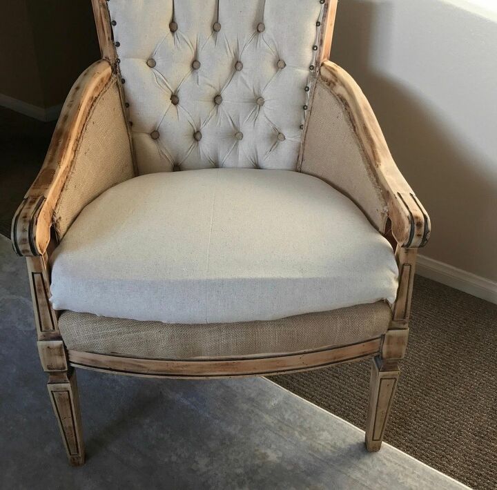 deconstructed inspired vintage chair, Front view