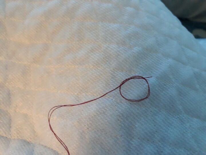 sew a simple seam repair