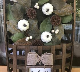 How to Decorate a Tobacco Basket for Seasons & Holidays