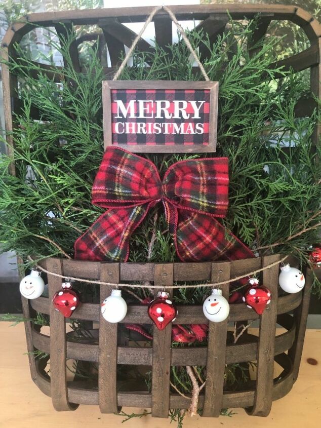 how to decorate a tobacco basket for seasons holidays