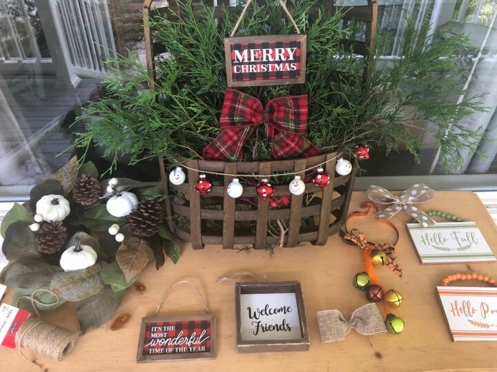 how to decorate a tobacco basket for seasons holidays