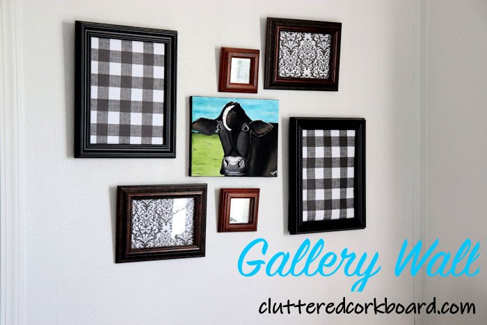 s 21 farmhouse accents to add to your home, Try this super easy budget friendly gallery wall