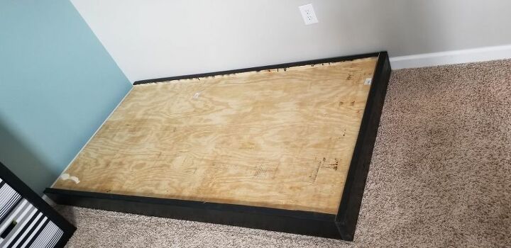 easy twin headboard and platform bed