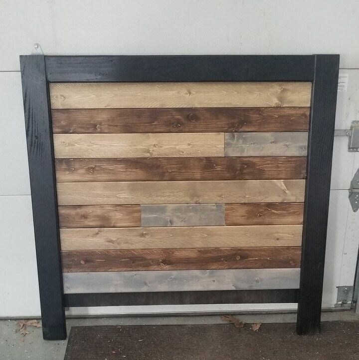 easy twin headboard and platform bed