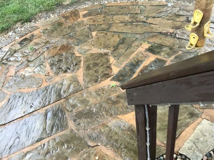 q what is the easiest way i can redo my stone patio