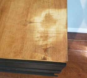 how can i stain a white spot on wood