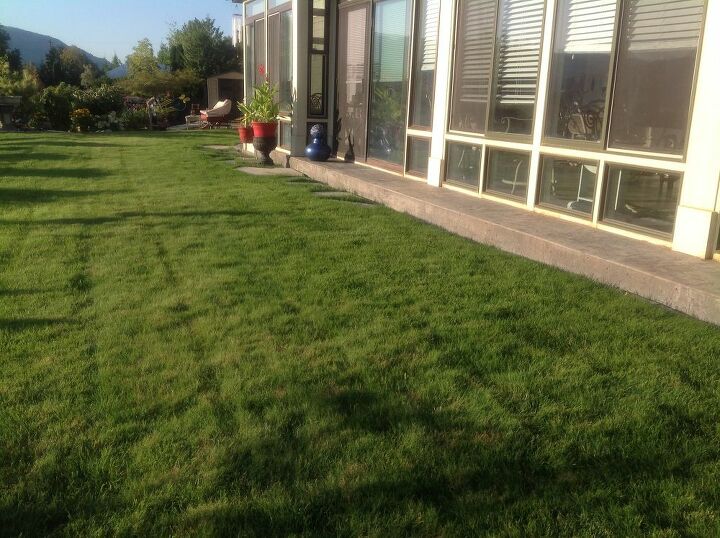 q how to keep the irrigation water blowing back on the sunroom windows