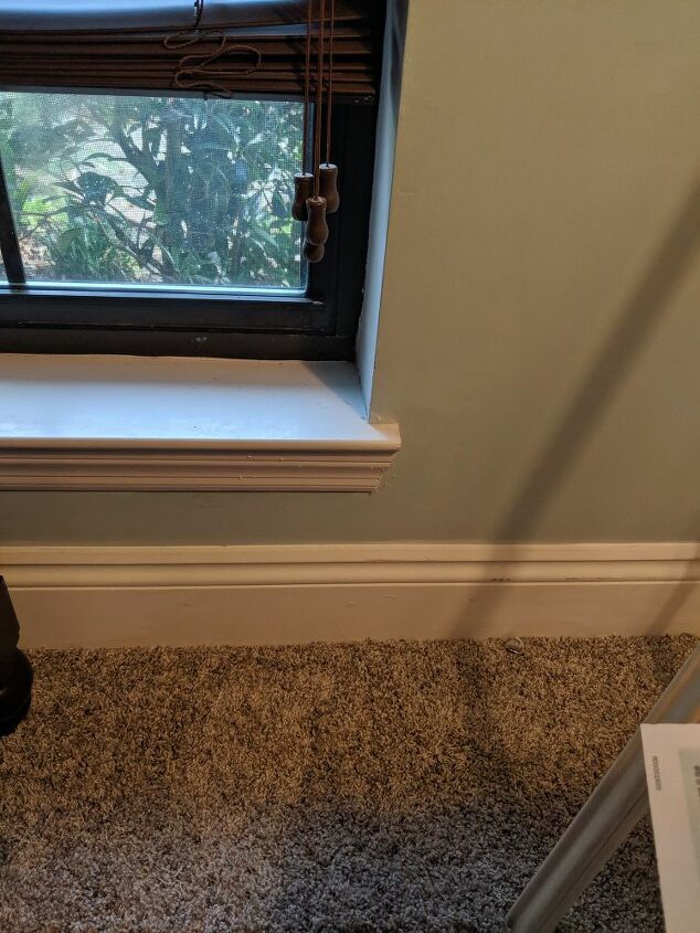 q how to extend window stool for trim