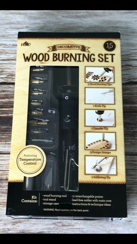 using a wood burning tool