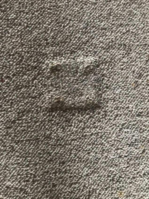 how do i get indentations out of berber carpet