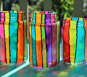 19 fantsticas tcnicas de imitacin de vidrieras, Coloridos faroles de verano