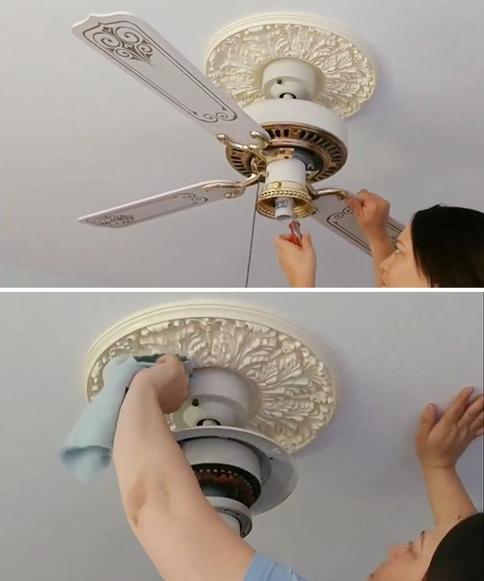 updating an old ceiling fan