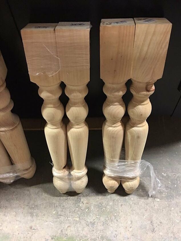 how to easily make a cute diy square farmhouse table, Table legs