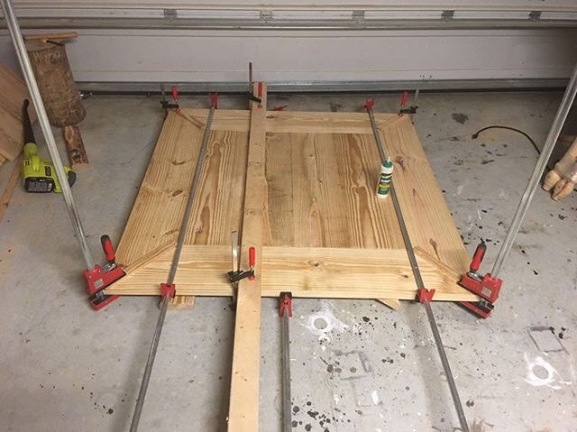 how to easily make a cute diy square farmhouse table, Square farmhouse table tutorial