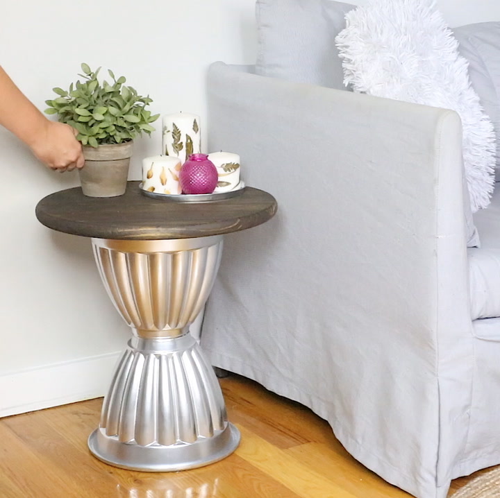 s the top 15 accent tables that double as home decor, Dollar Store End Table