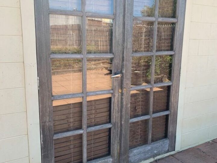 q re hang french doors or totally do new doors