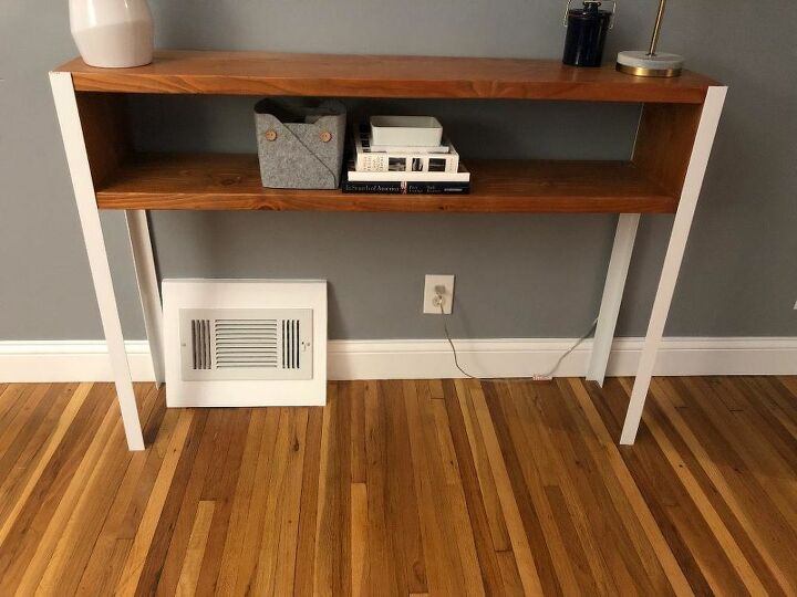 clean modern console table