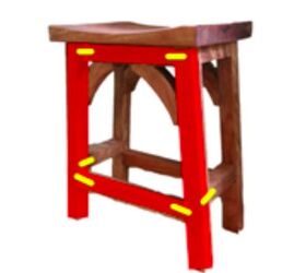 diy saddle seat bar stool