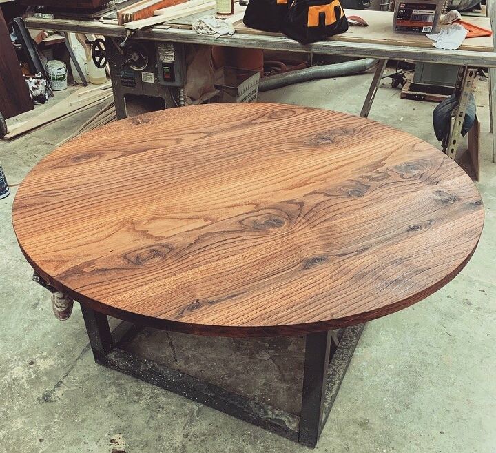 Diy Wooden Round Table Hometalk, Make A Round Table