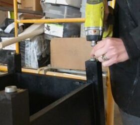 modern tapered planters, Adding Feet