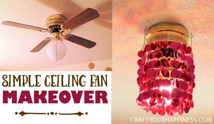 simple ceiling fan makeover