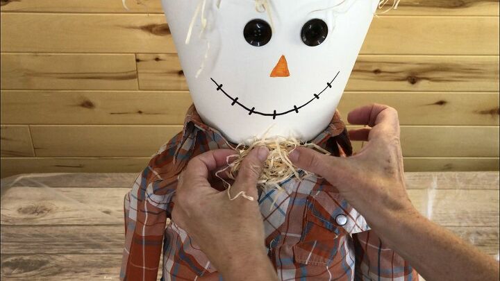 flower pot scarecrow