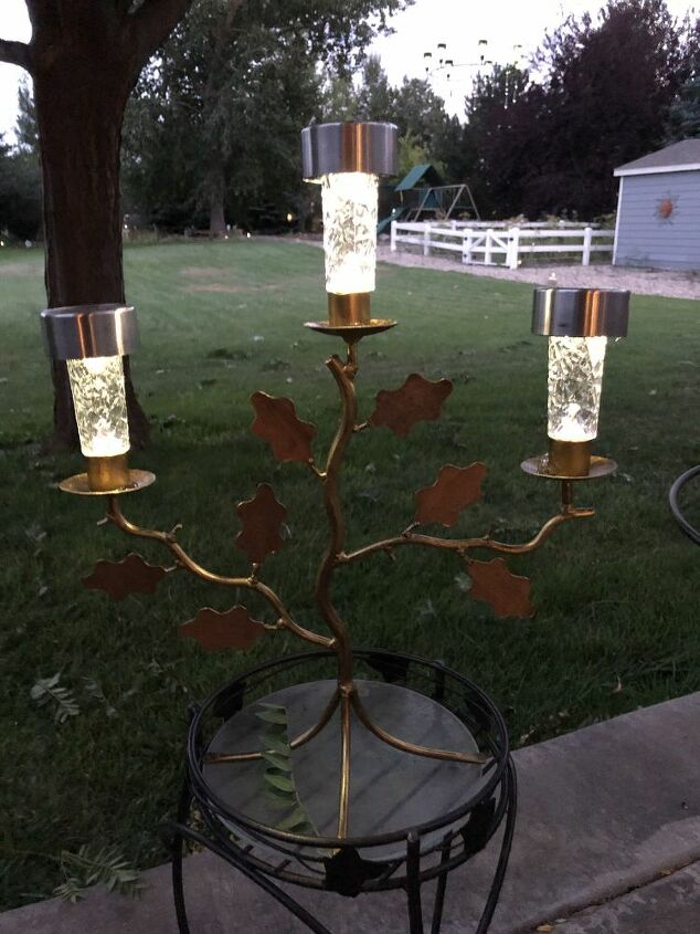 candle holder solar light creations