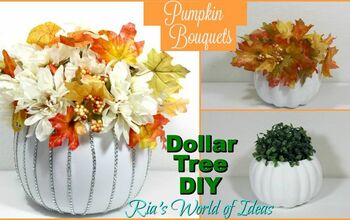 Dollar Tree DIY Pumpkin Bouquets