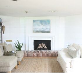 s 8 fireplace makeovers you have to see before winter, AFTER DIY refacing never looked so good