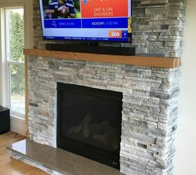 s 8 fireplace makeovers you have to see before winter, AFTER Now it s just how he imagined it could be