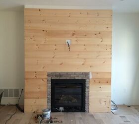 s 8 fireplace makeovers you have to see before winter, BEFORE This plain fireplace needed some TLC