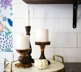 25 gorgeous ways to let everyone know that it s finally september, Charred wood candle holders