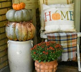 25 gorgeous ways to let everyone know that it s finally september, Create all the fall feels on your porch