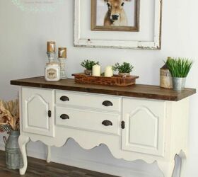 Modern Buffet Makeover - Farmhouse Style