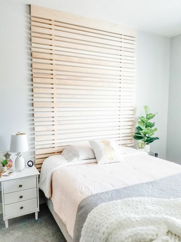 How to Make an Accent Wall + Headboard DIY