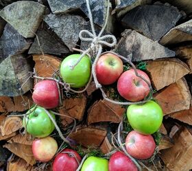 woodland apple wreath