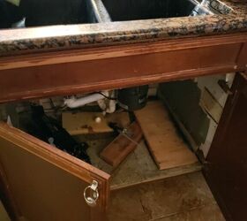 how can i replace a kichen island sink base cabinet