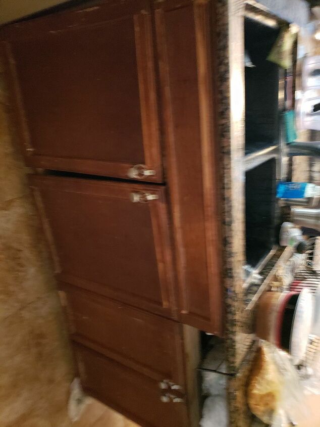 how can i replace a kichen island sink base cabinet