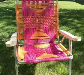 s join this years mst popular wall trend, Macrame Lawn Chair