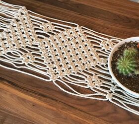s join this years mst popular wall trend, Easy Macrame Table Runner