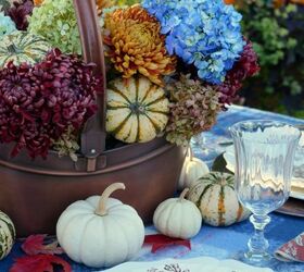 diy blooming fall centerpiece no flower arranging skills required