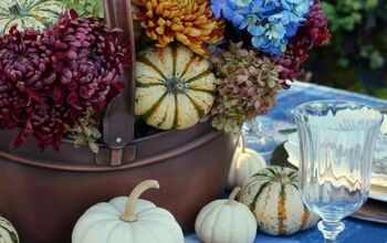  Peça central de outono DIY - não é necessário arranjo de flores!