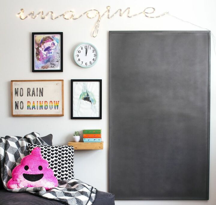 how to hang a mixed media gallery wall in 4 simple steps