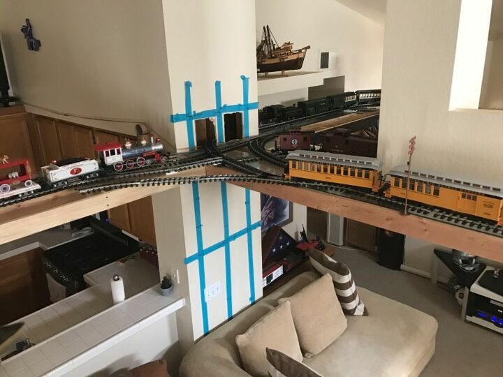 escala g estantera de vidrio madera tren ferroviario