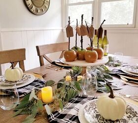 s 13 gorgeous table decor ideas for you o copy this fall, Fun for fall faux caramel apples