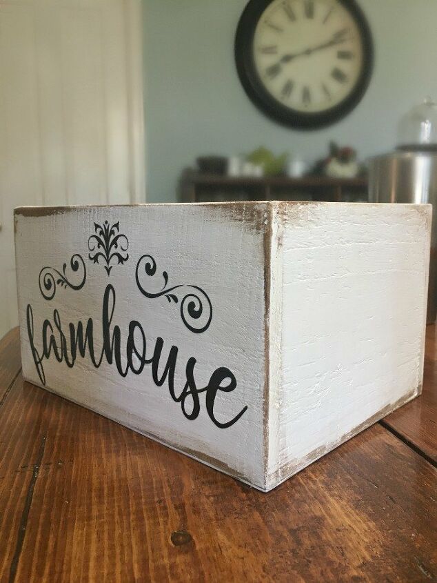 farmhouse box diy