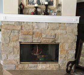 q change fireplace box and mantle