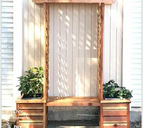 DIY Planter Box Bench Seat