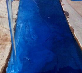 how to make ocean wave art using resin and wood