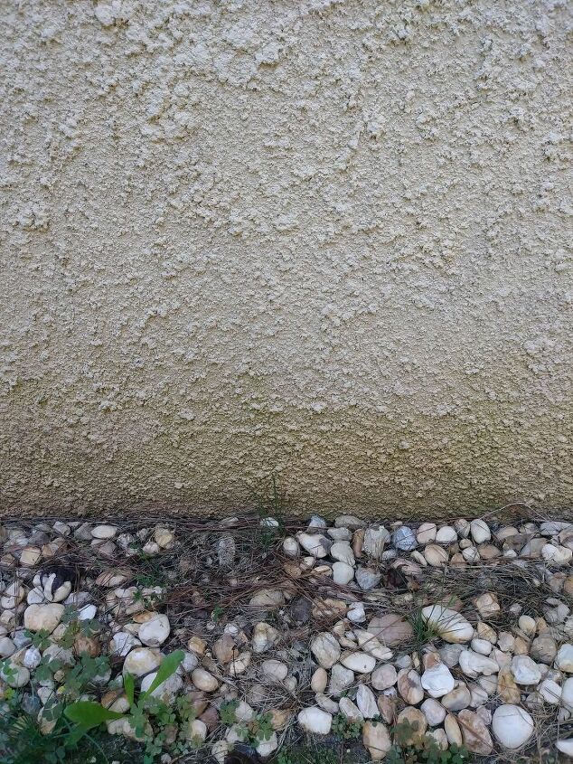 how can i clean stained stucco